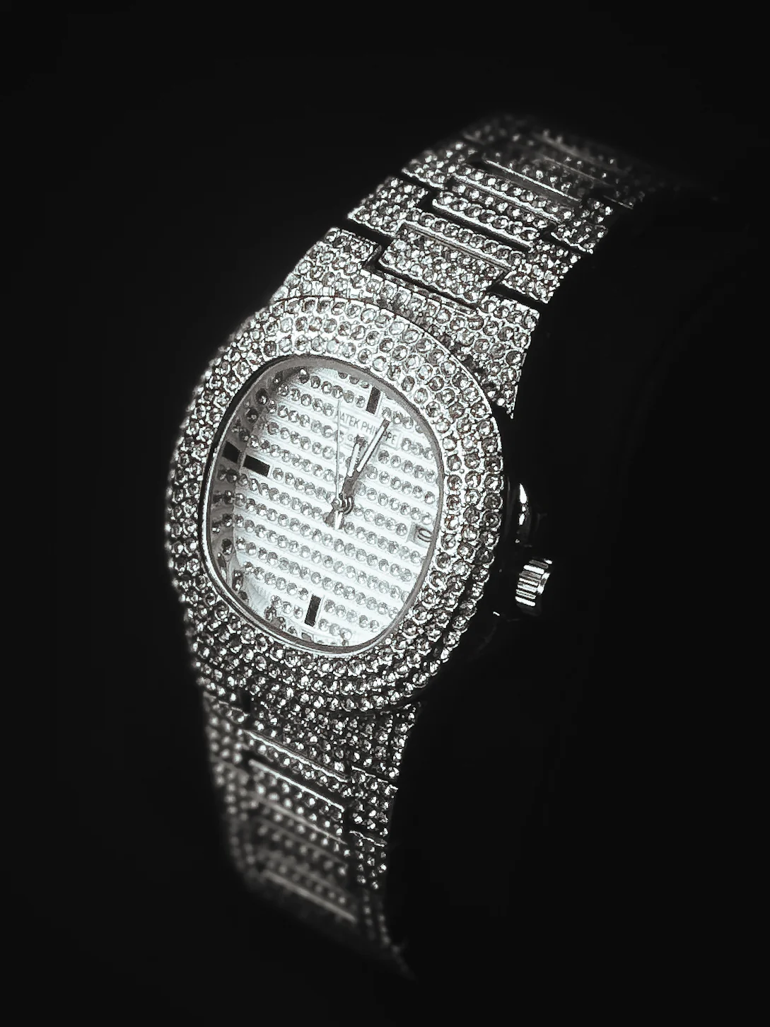 Patek Philippes nautilus ICEY Iced Out