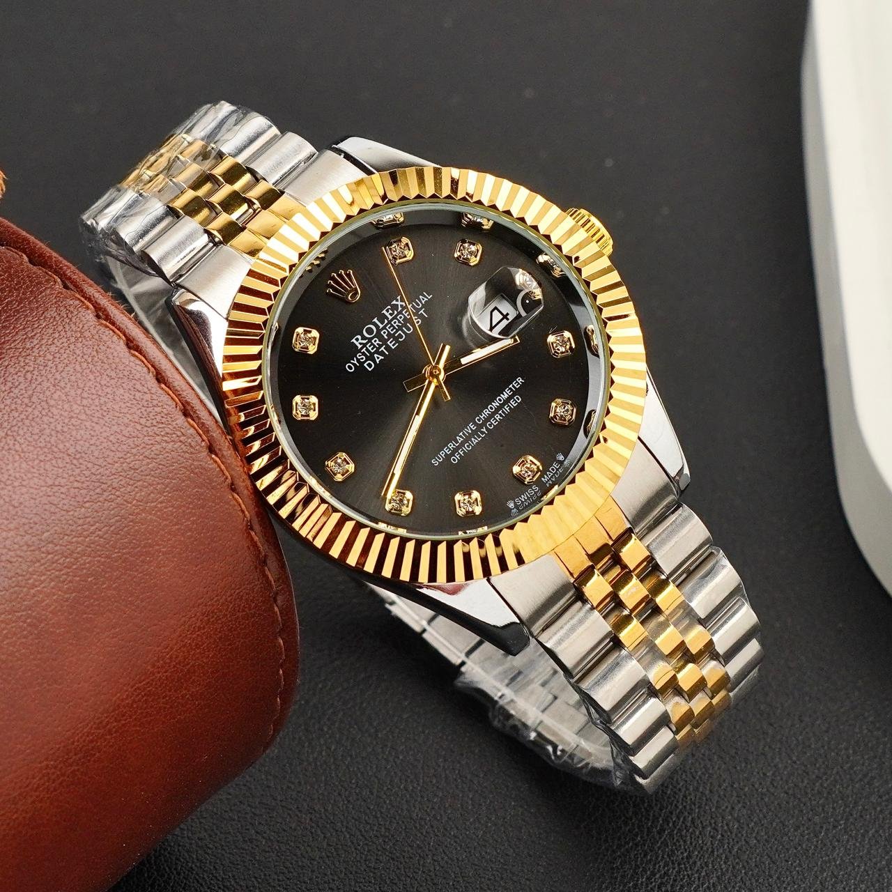 RLX Black Silver-Golden shaded C-1120