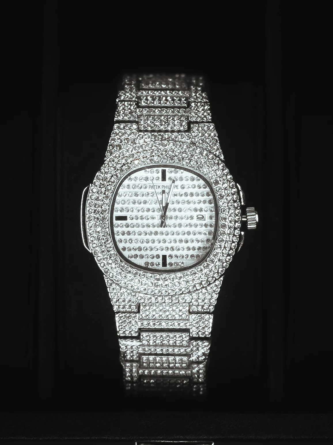 Patek Philippes nautilus ICEY Iced Out