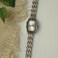 Gucci Two-Tone Square Dial Watch – Silver & Gold