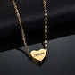 Heart Personalized Name Necklace-22k Gold Plated