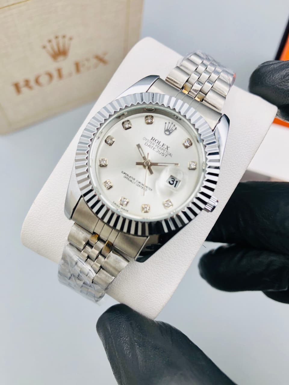 ROLEX Oyster Perpetual Datejust WHITE