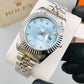 ROLEX Watch Date Just sky  Blue Dial