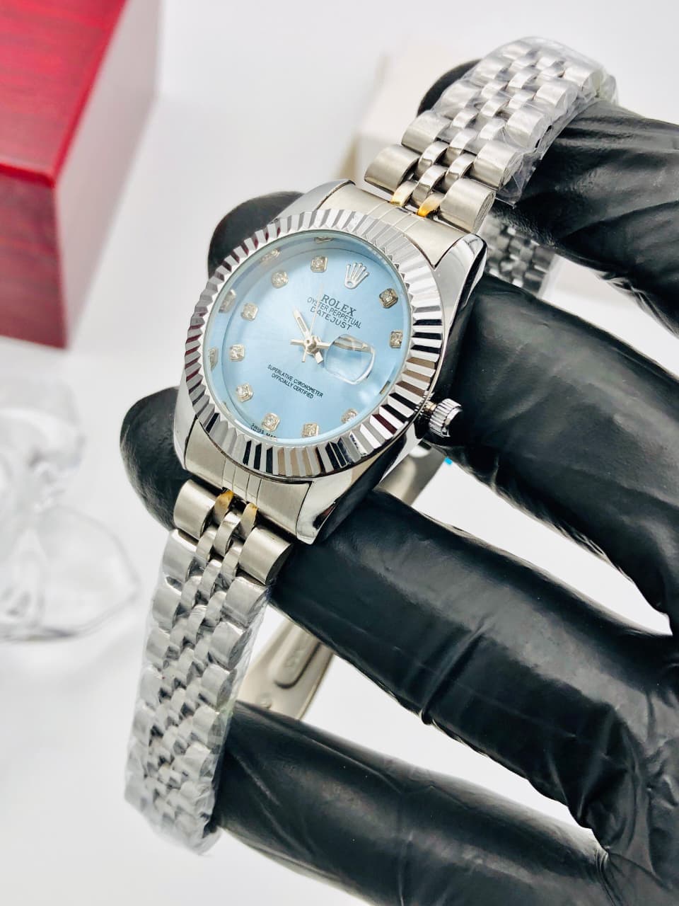 ROLEX Watch Date Just sky  Blue Dial