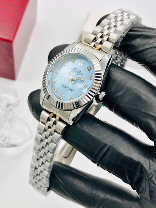 ROLEX Watch Date Just sky  Blue Dial