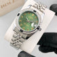 Elegant RLX Green Dial Black Gem