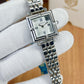 TRUE WORTH Square Vintage Silver Watch