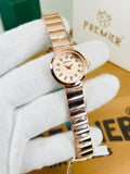 Premier Rose Gold Charm Watch – Petite Dial with Stone Detailing