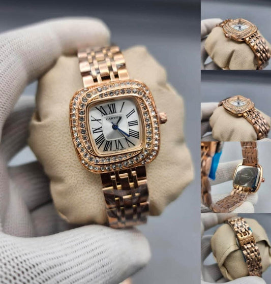 GOLDEN CARTIER LADIES WATCH