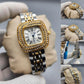 Silver & Gold shaded CARTIER WATCH