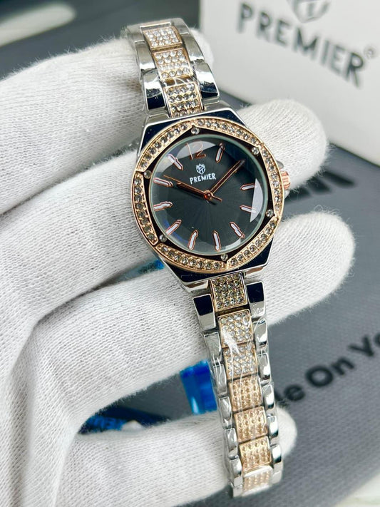 Premier Black Diamond Accent Watch