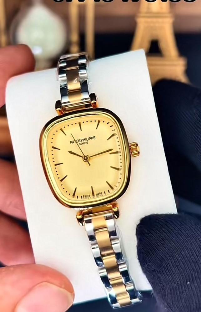 Patek Philippe Watch Luxury Two-Tone Design (Gold x Silver)