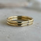 Forever in Your Name Couple Initial Rings