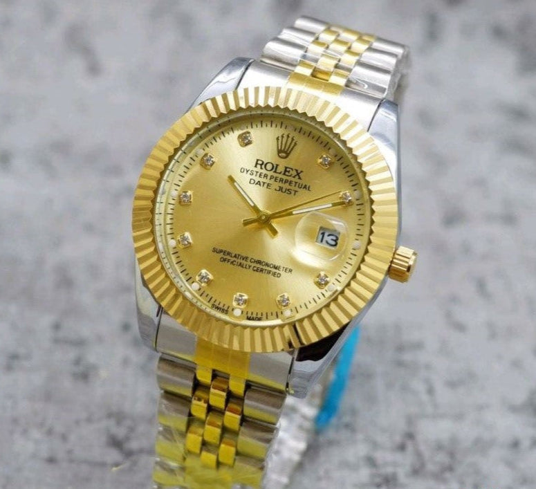 Rolex Oyster Luxury Golden Dial