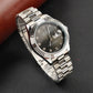 Silver RLX Watch Black dial zone