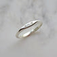 Silver-Plated Date Engraved Ring