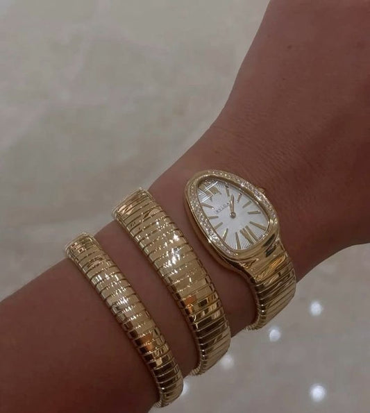 BVLGARI Snake white Dial